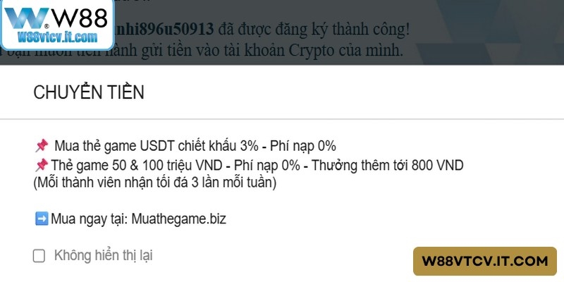 Quy trình nạp tiền W88 diễn ra hoàn toàn minh bạch Quy trình nạp tiền W88 diễn ra hoàn toàn minh bạch