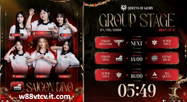 TRỰC TIẾP ĐẤU TRƯỜNG QUEENS OF GLORY 2026 NGÀY 01/05 17 Screenshot 2026 05 01 125009