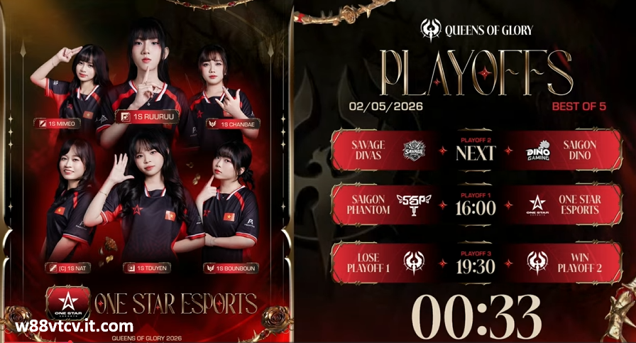 LỊCH ĐẤU PLAYOFFS QUEENS OF GLORY 2026 NGÀY 02/05 3 Screenshot 2026 05 02 131012