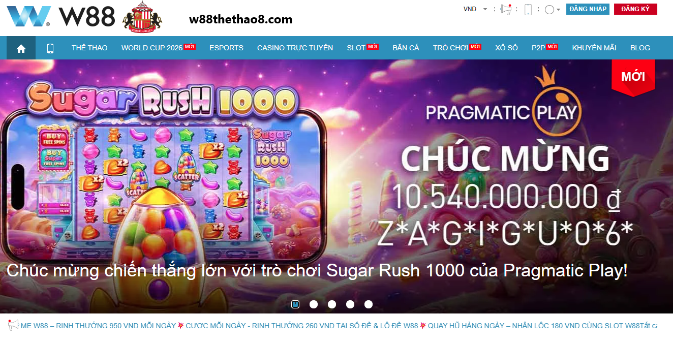 w88 duoc xem la nha cai uy tin